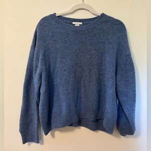 H&M Heathered Blue Women's Crew Neck Sweater
